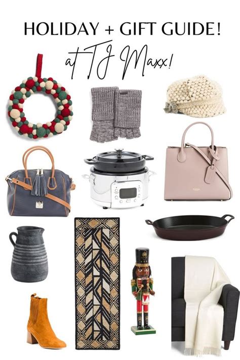 Holiday Gift Guide with TJ Maxx and Marshalls .